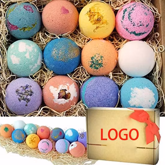 2023 Geschenkset mit veganen Bio-Naturkugeln und Sprudelbomben im neuen Design