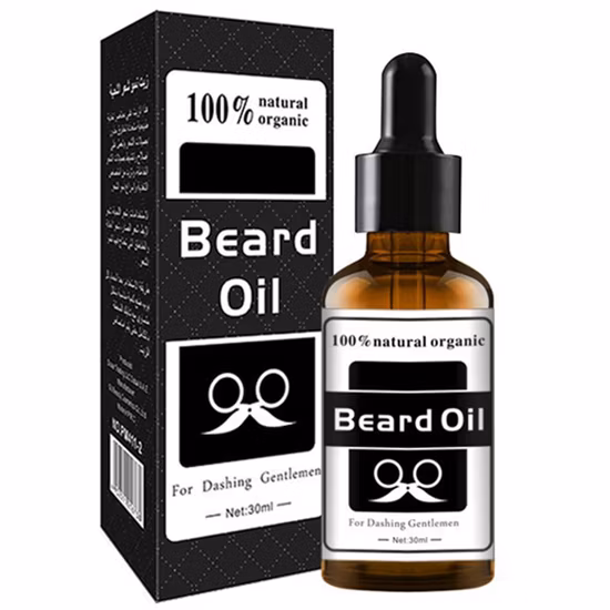 OEM Natural Beard Care Liquid nährt das Bartwachstum mit ätherischem Öl