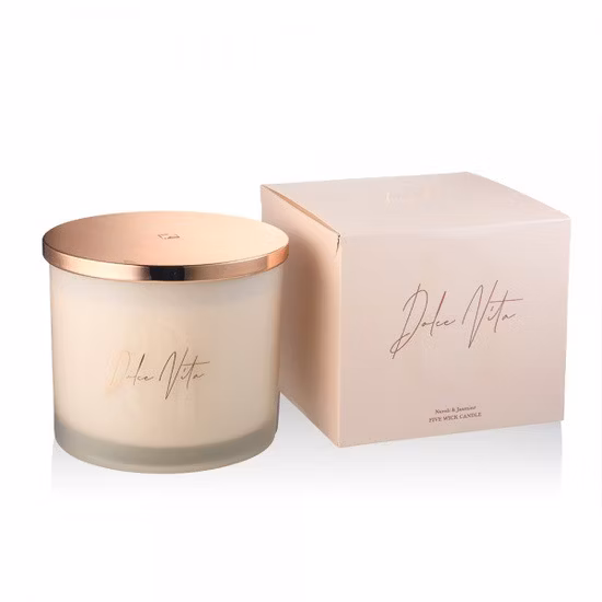 Private Label China Hersteller 5 Oz Duftglas-Sojawachskerze Geschenkkerze für die Inneneinrichtung